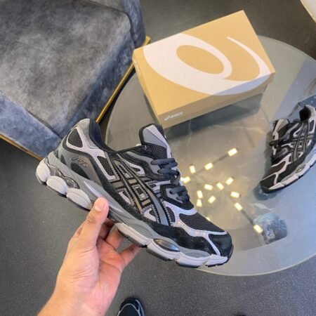 Buy First Copy Asics Gel NYC Graphite Grey Black Shoes Online India