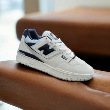 New Balance 550 White Vintage Indigo