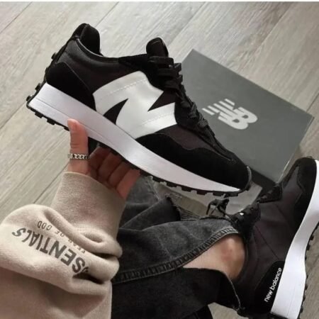 Buy First Copy New Balance 327 White & Black Shoes Online India