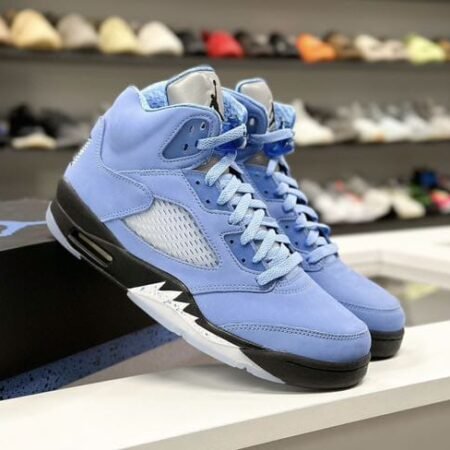 Buy First Copy Nike Air Jordan 5 UNC Blue Shoes Online India