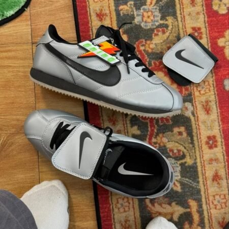Buy First Copy Nike Cortex SE Pack Metallic Cool Grey Shoes Online India