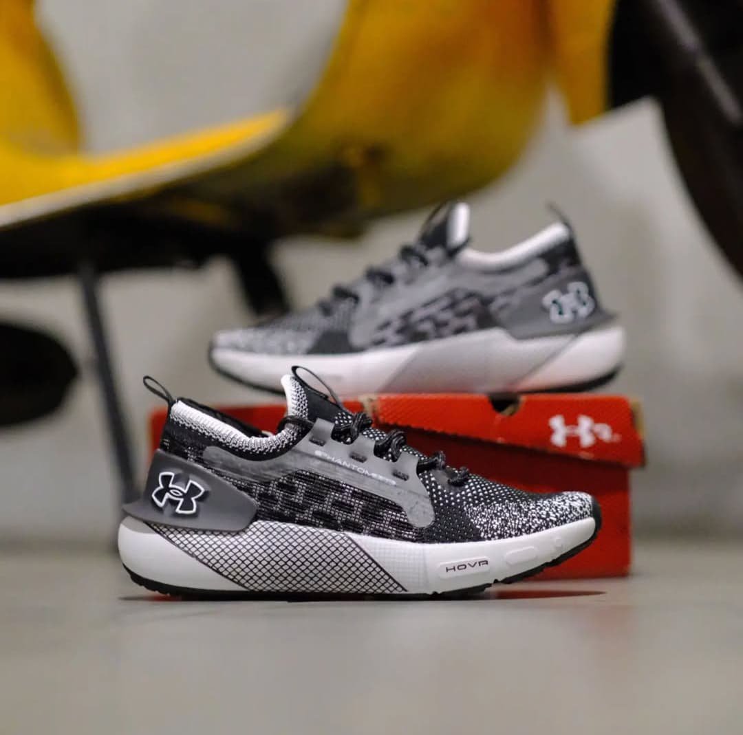 Buy First Copy Under Armour HOVR Phantom 3 SE Elevate Black Halo Grey Shoes Online India