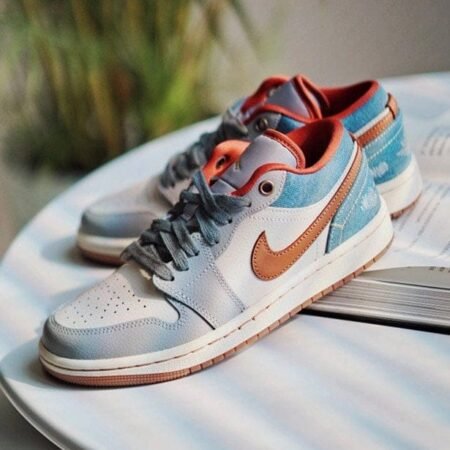 Nike Air Jordan Retro 1 Low Repaired Denim