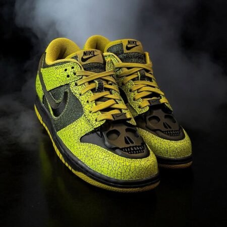 Buy First Copy Nike Dunk Low QS Halloween Skull Shoes Online India