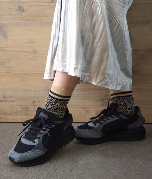 First Copy Onitsuka Tiger Moage Black Carrier Grey - Image 3