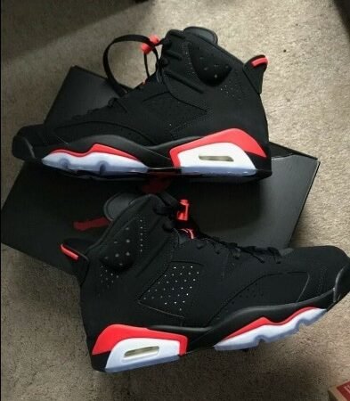 Buy First Copy Nike Air Jordan Retro 6 Black Infrared Shoes OnlineI ndia