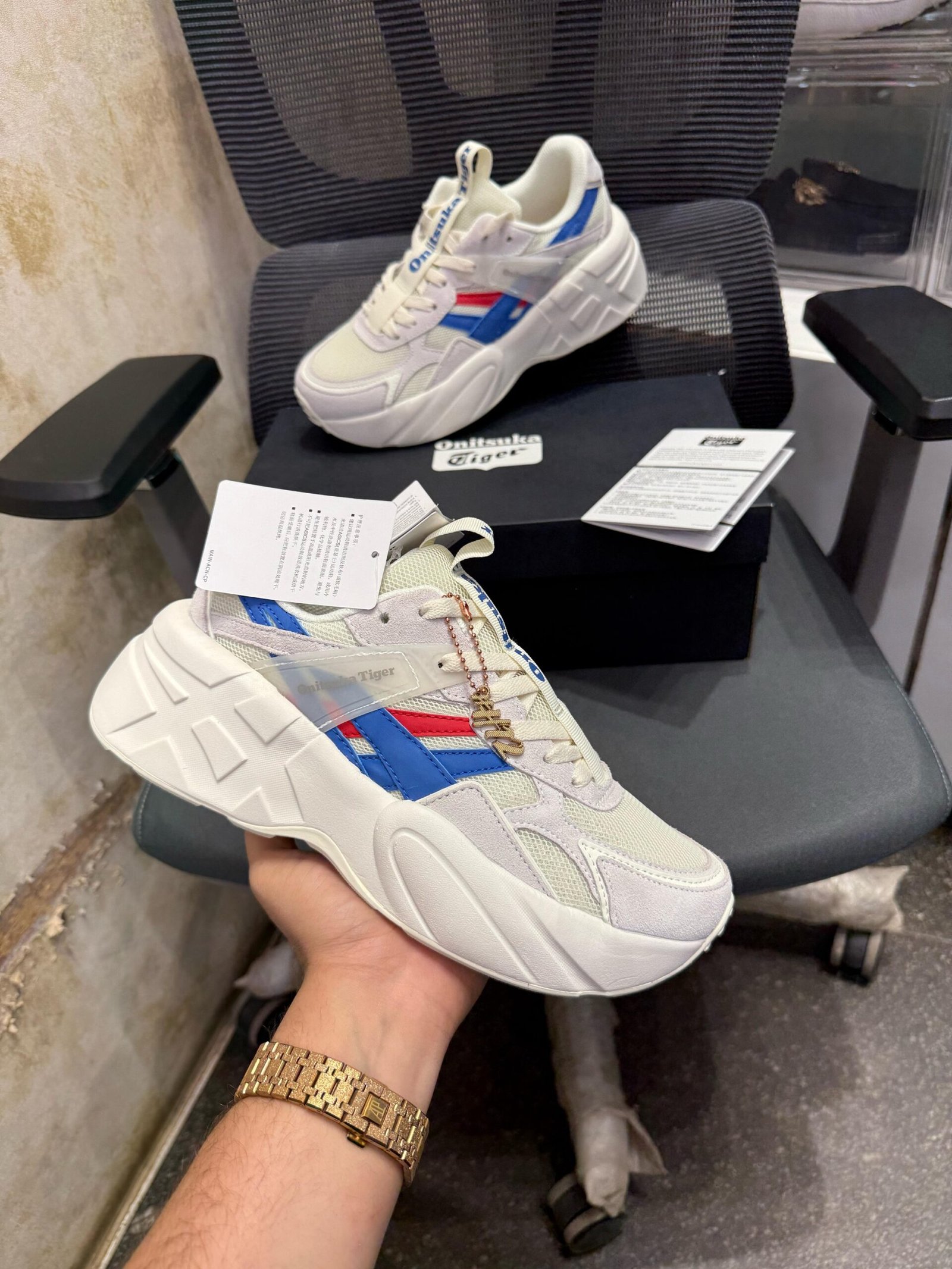 First Copy Onitsuka Tiger SP White Blue - Image 2