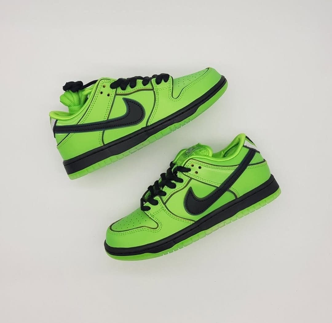 High Quality Nike SB Dunk Low Powerpuff Buttercup - Image 4