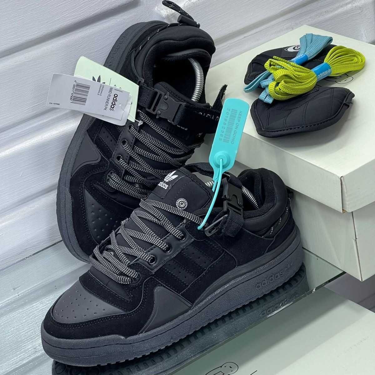 Buy First Copy Adidas Forum X Bad Bunny Black Shoes online India