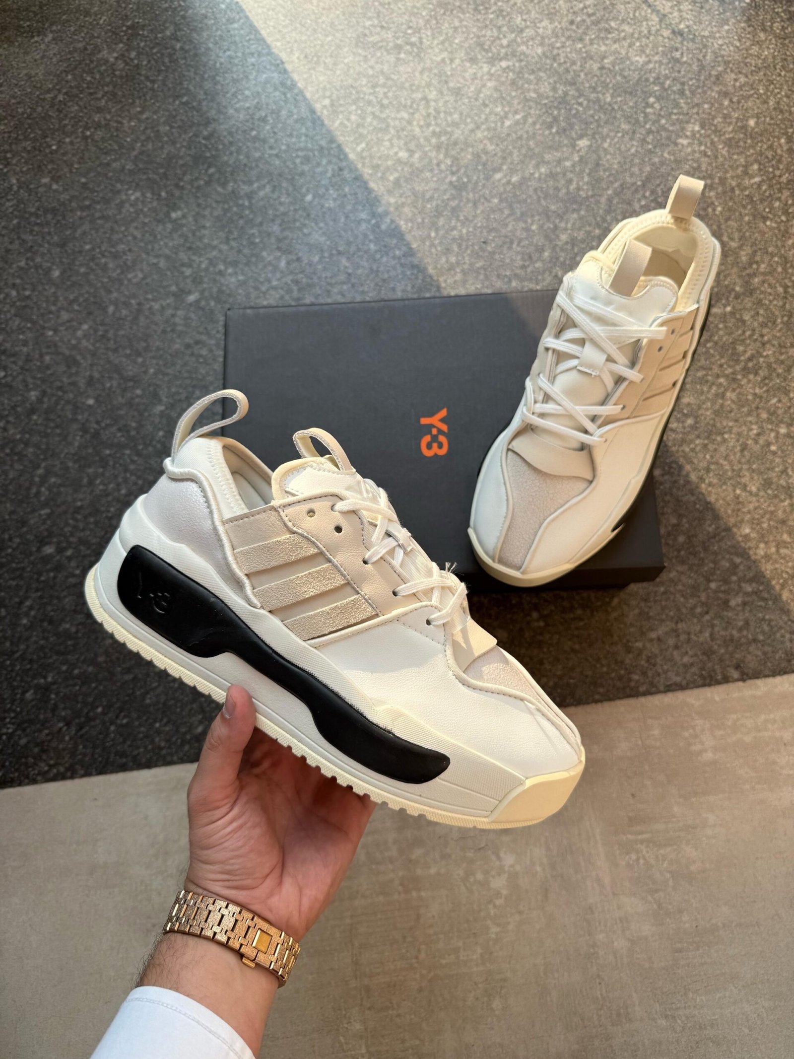 Premium Quality Adidas Y3 Rivalry White Black - Image 5