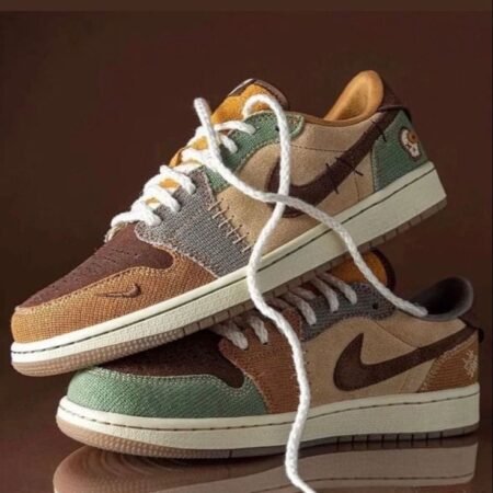 Buy First Copy Nike Air Jordan 1 Low Zion Williamson Voodoo Shoes Online India