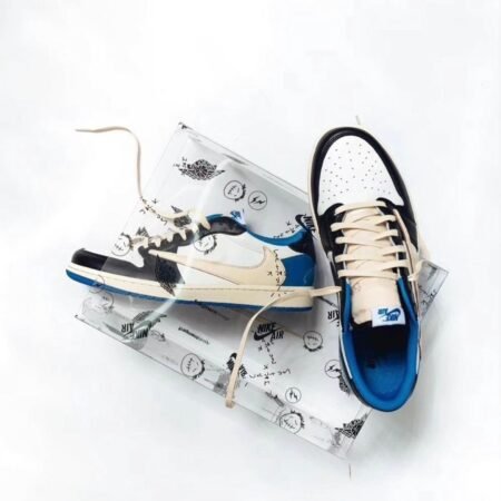 Buy First Copy Nike Air Jordan Retro 1 Low Fragment X Travis Scott Surplus Womens Shoes Online India