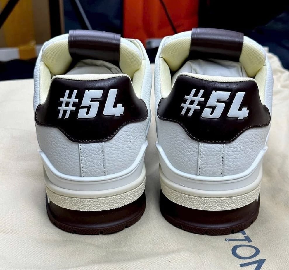 First Copy Louis Vuitton Trainer LV Moka Brown - Image 4