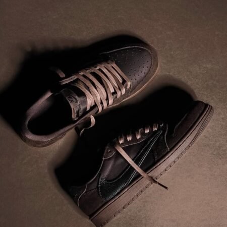 Buy First Copy Travis Scott X Air Jordan 1 Retro Low OG SP Velvet Brown Shoes Online India