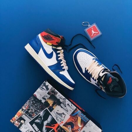 Premium Quality LA X Nike Air Jordan 1 Storm Blue