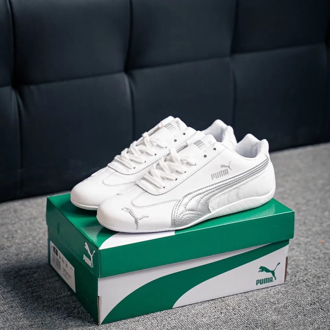 Buy First Copy Puma Speedcat Leather White Silver Shoes Online India