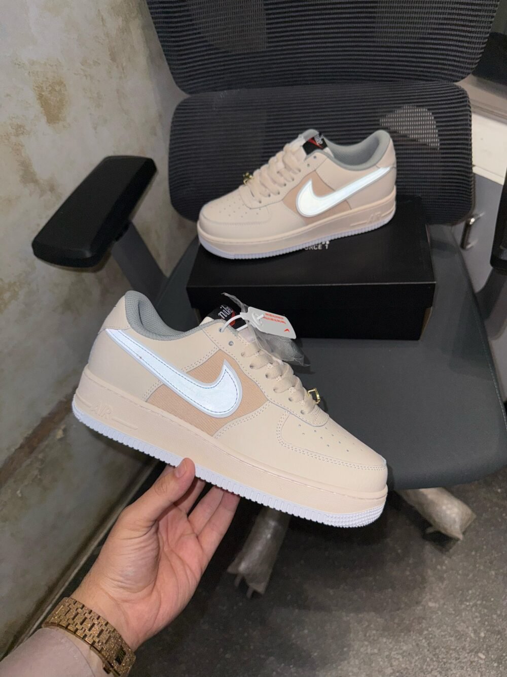 Premium Quality Nike Airforce 1 Low Beige 2025 - Image 2