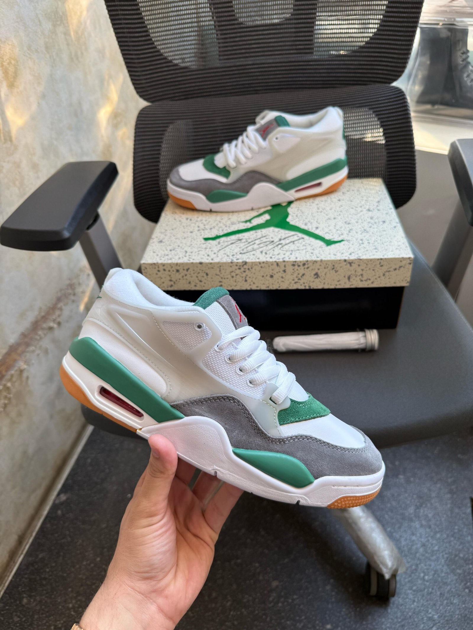 First Copy Nike Air Jordan 4 RM Pine Green - Image 5