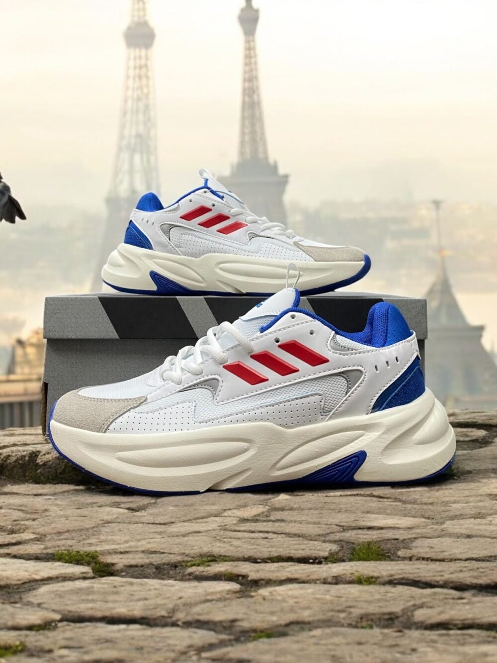 First Copy Adidas Ozwave Blue Red - Image 6