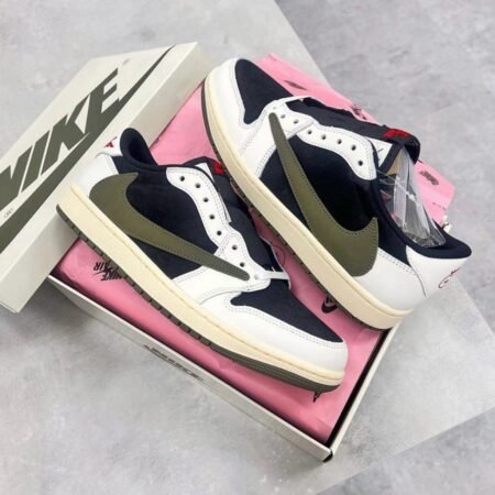 High Quality Nike Air Jordan 1 Low X Travis Scott Olive
