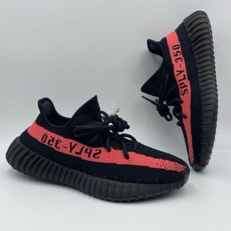 Buy First Copy Adidas Yeezy 350 Black Red Core Shoes Online India