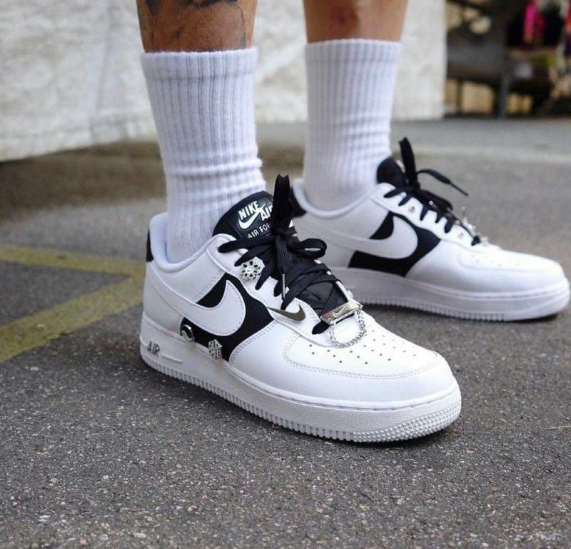 High Quality Nike Airforce 1 07 PRM Silver Chain AB - Image 3