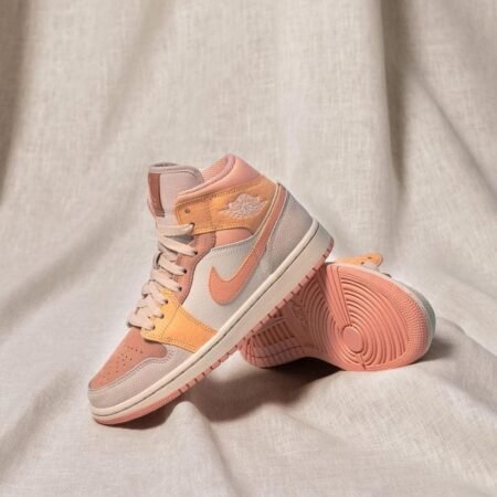 Buy Affordable Replica Nike Air Jordan 1 High Apricoat Orange Women Shoes Online India