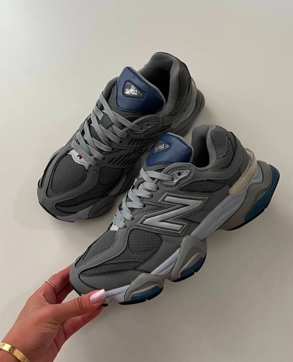 First Copy New Balance 9060 Castle rock Grey Blue Womens
