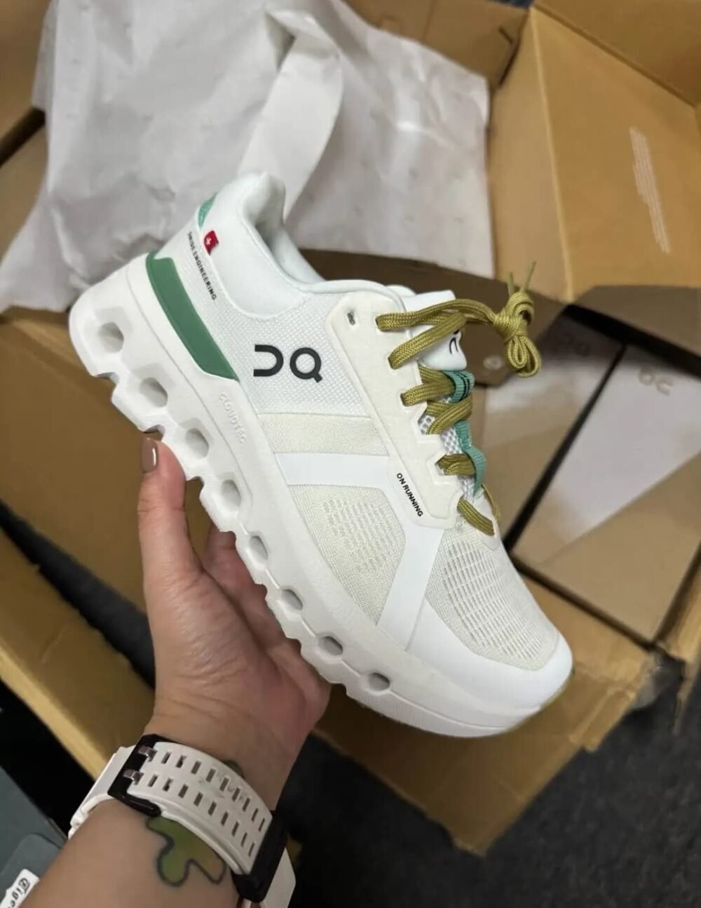 First Copy On Cloud Runner 2 Undyed Green - Image 3