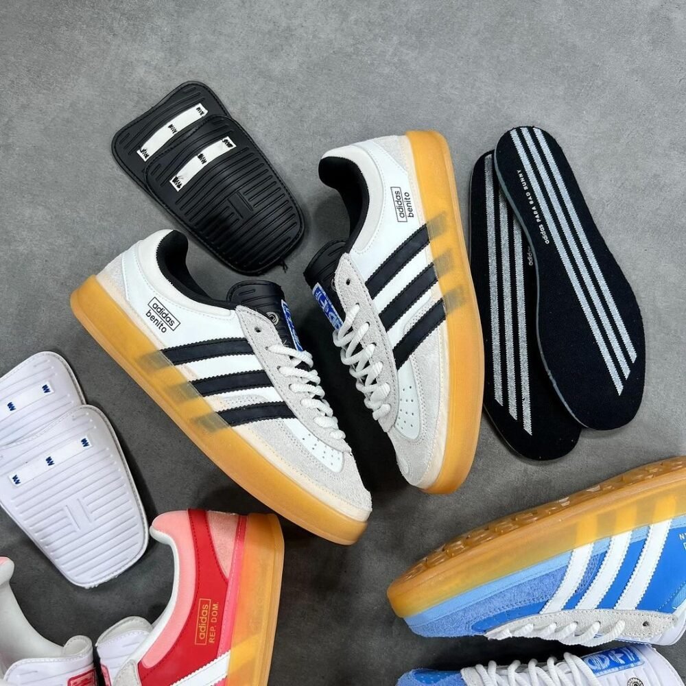 Replica Adidas Bad Bunny X Benito Gazelle Indore Core White - Image 5