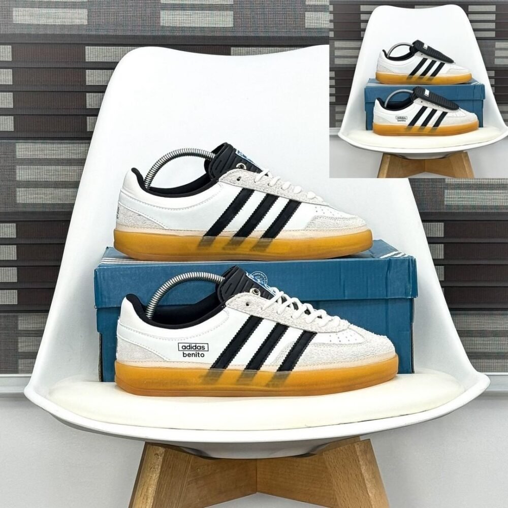 Replica Adidas Bad Bunny X Benito Gazelle Indore Core White - Image 2