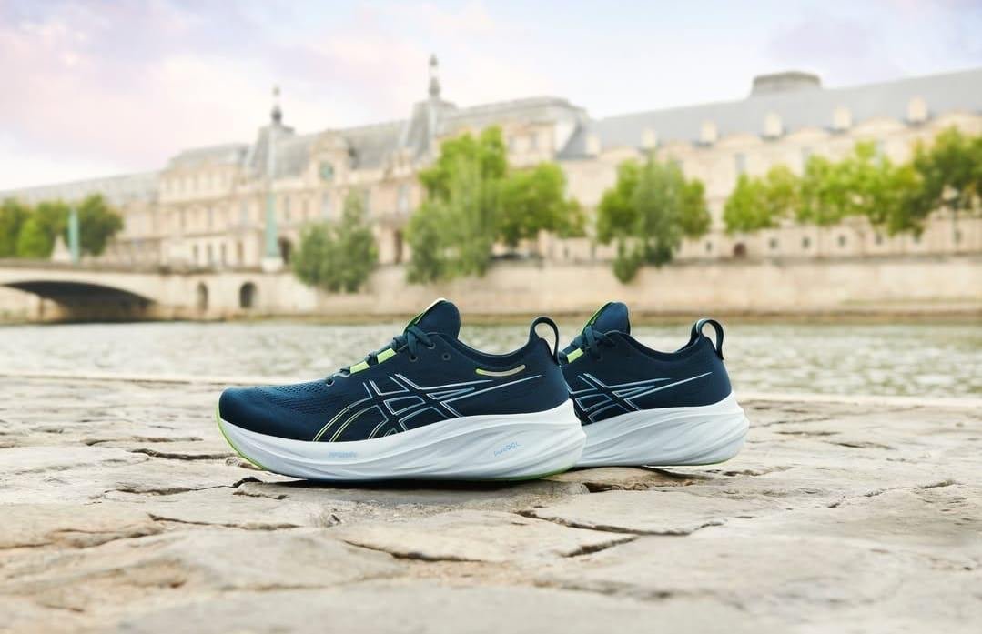 Premium Quality Asics Gel Nimbus 26 Blue White - Image 2