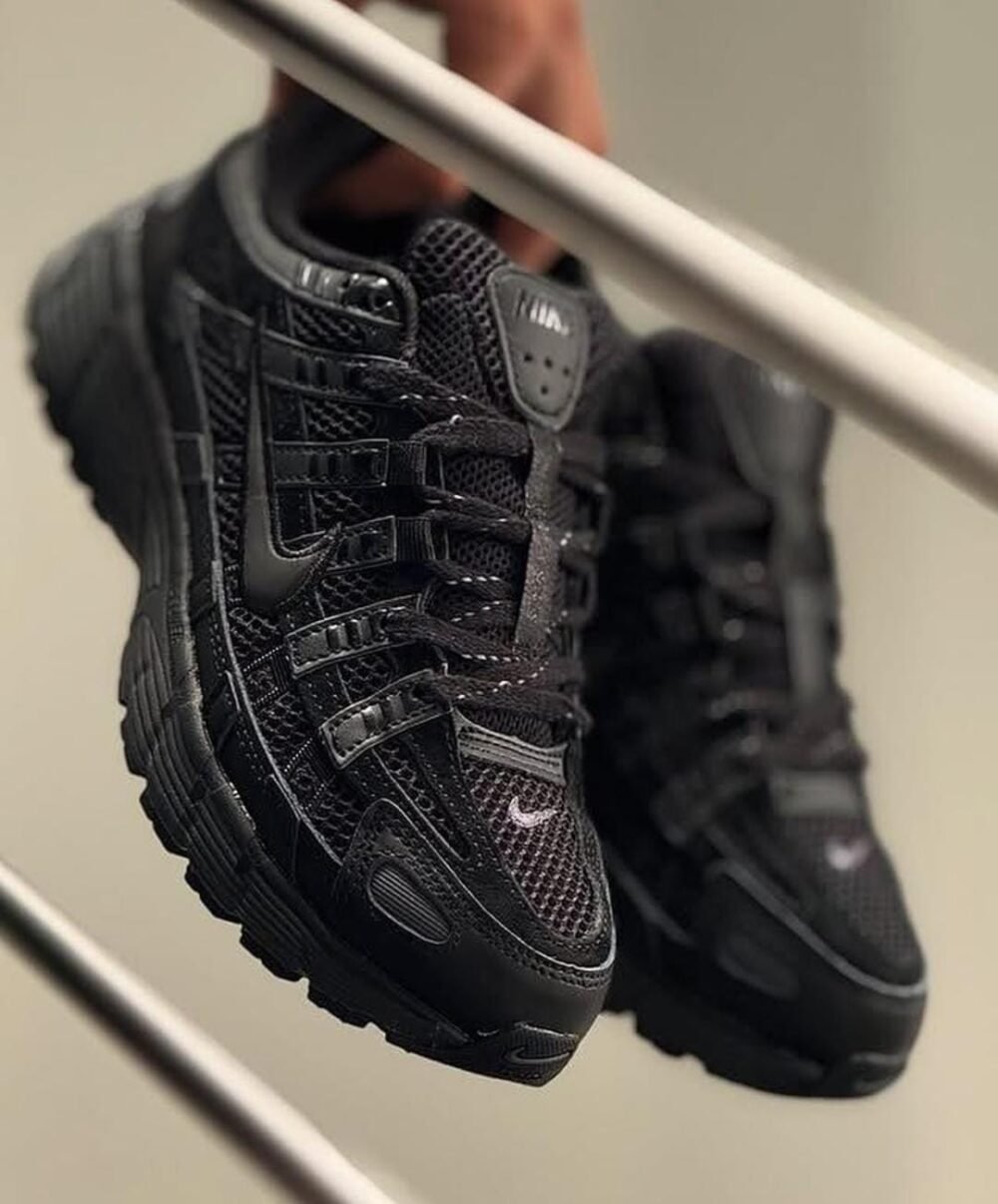 Nike P-6000 Metallic Triple Black - Image 4