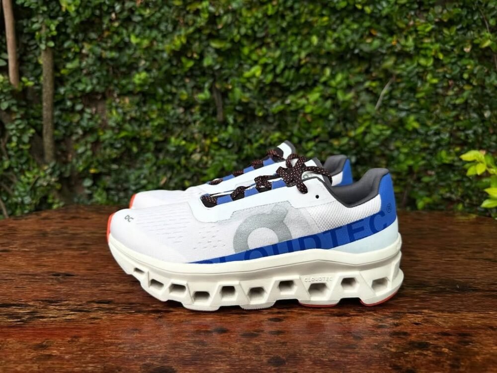 On Cloud Monster Frost Cobalt White Blue - Image 3