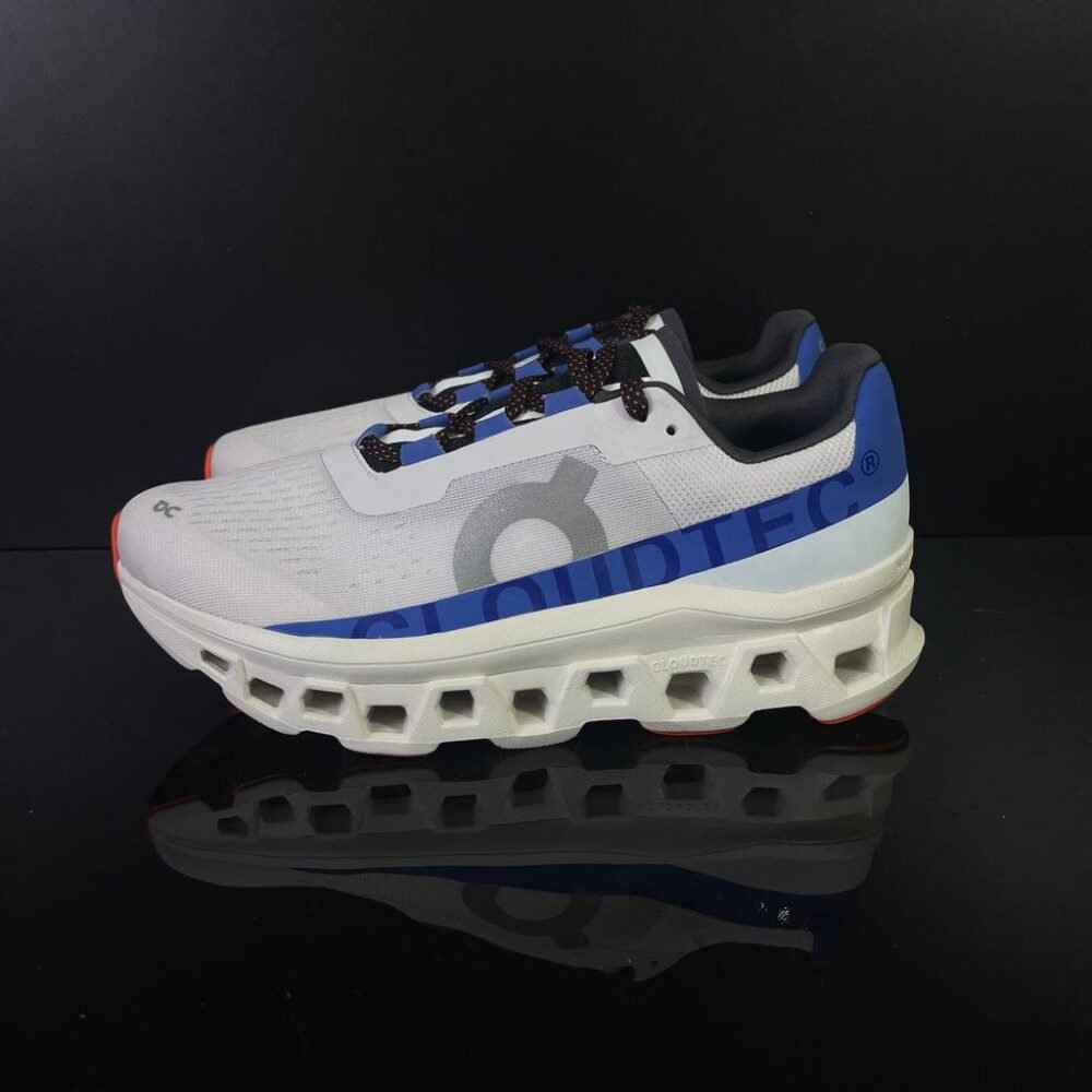 On Cloud Monster Frost Cobalt White Blue - Image 6