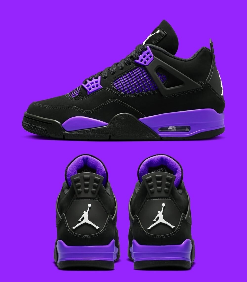 Nike Air Jordan Retro 4 Purple Thunder - Image 5