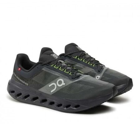 on Cloud surfer lumos Next Black Iron