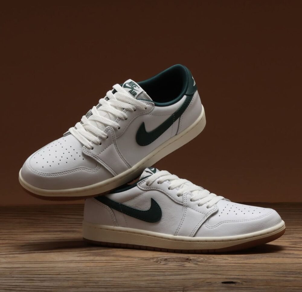 Nikee Air Jordan 1 Low OG Oxidised Green - Image 3