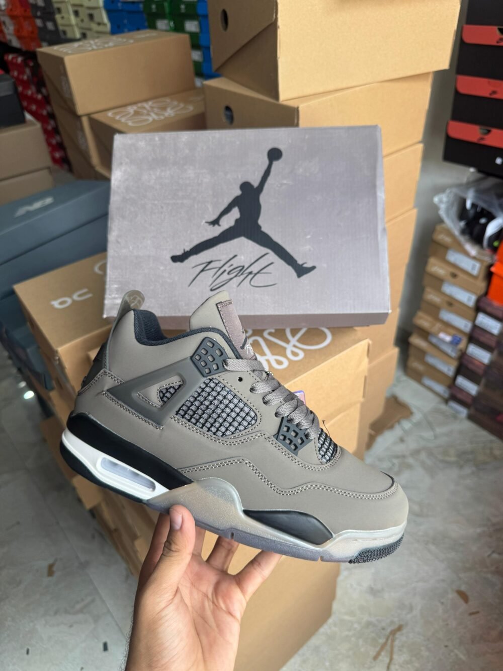 Nike Air Jordan Retro 4 CAVE STONE - Image 4
