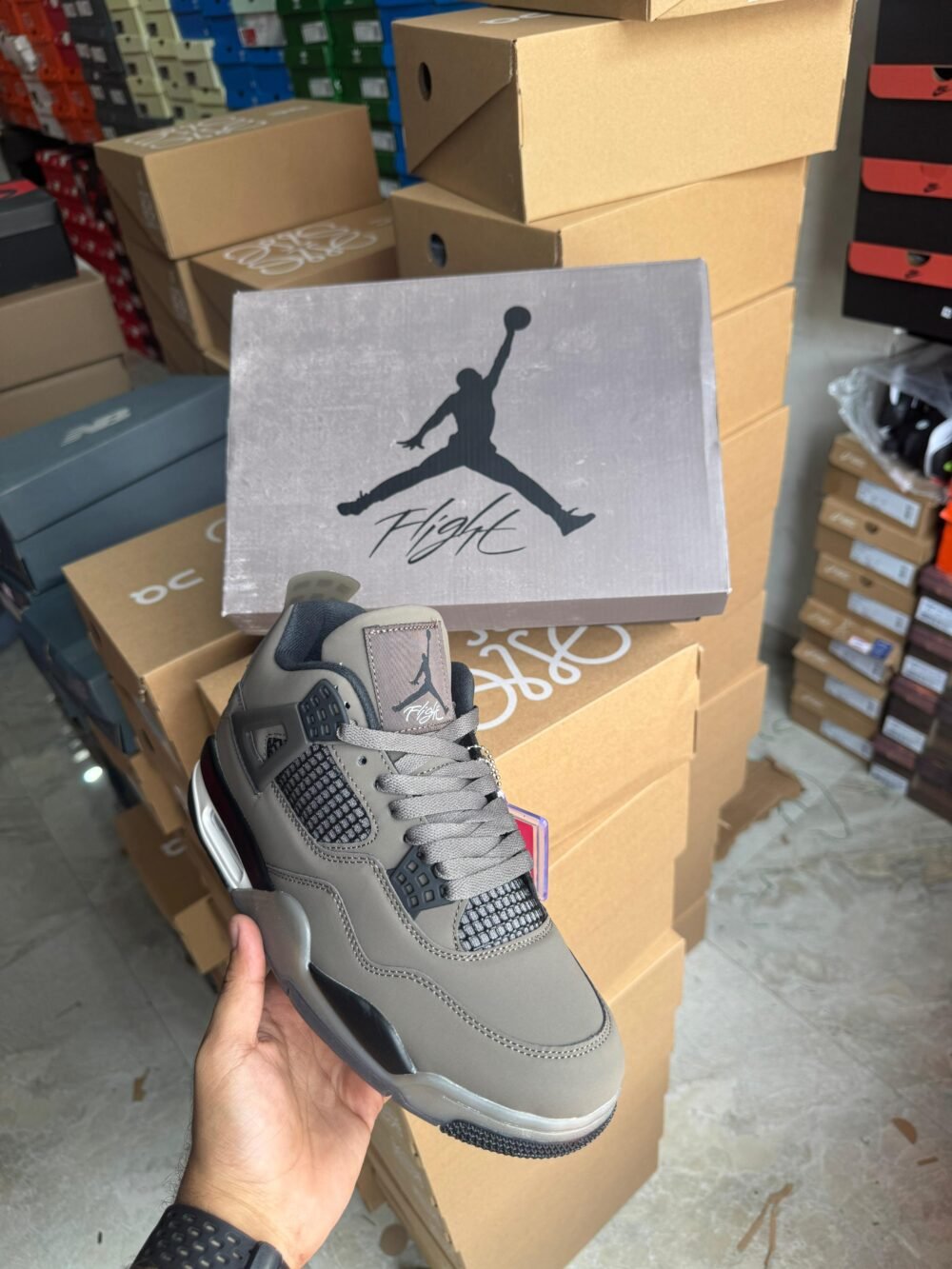 Nike Air Jordan Retro 4 CAVE STONE - Image 5