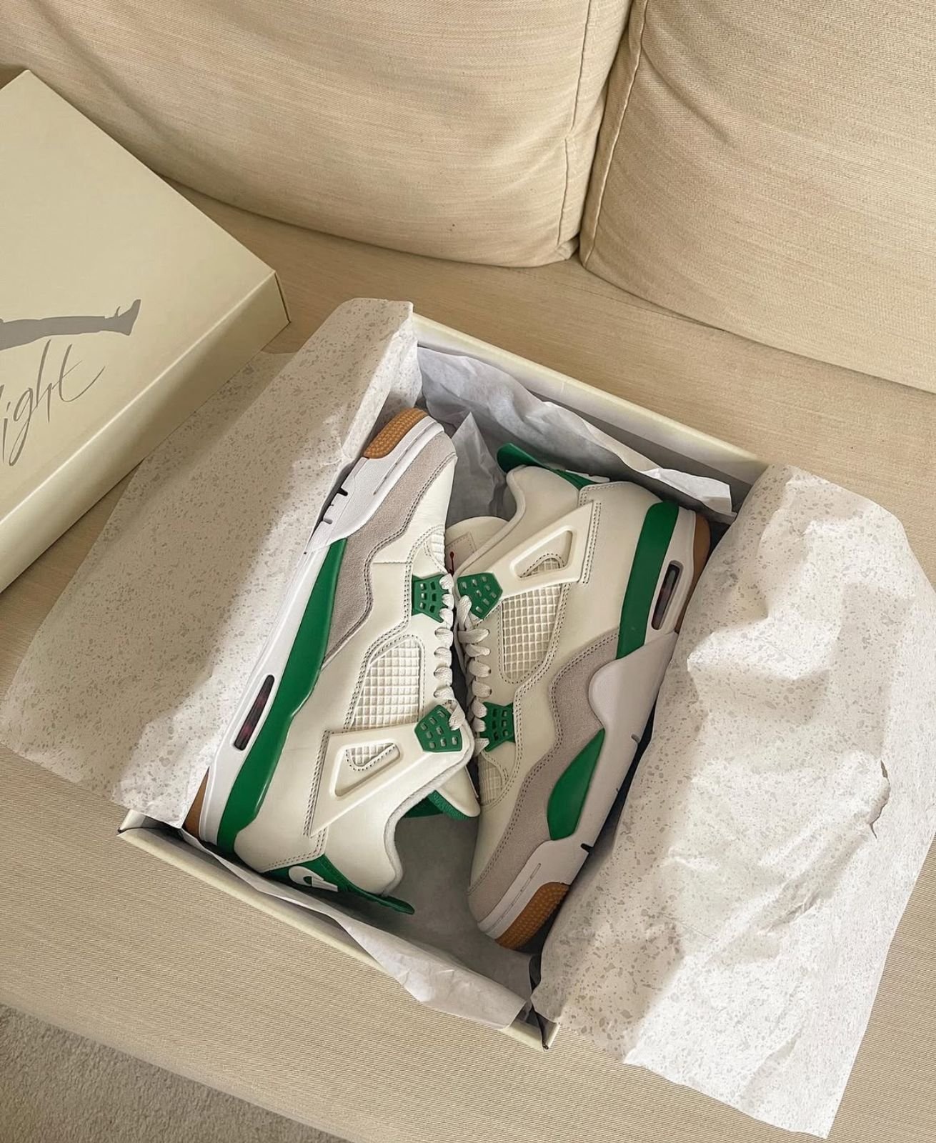 Nike Air Jordan 4 X SB Pine Green Semi UA - Image 5