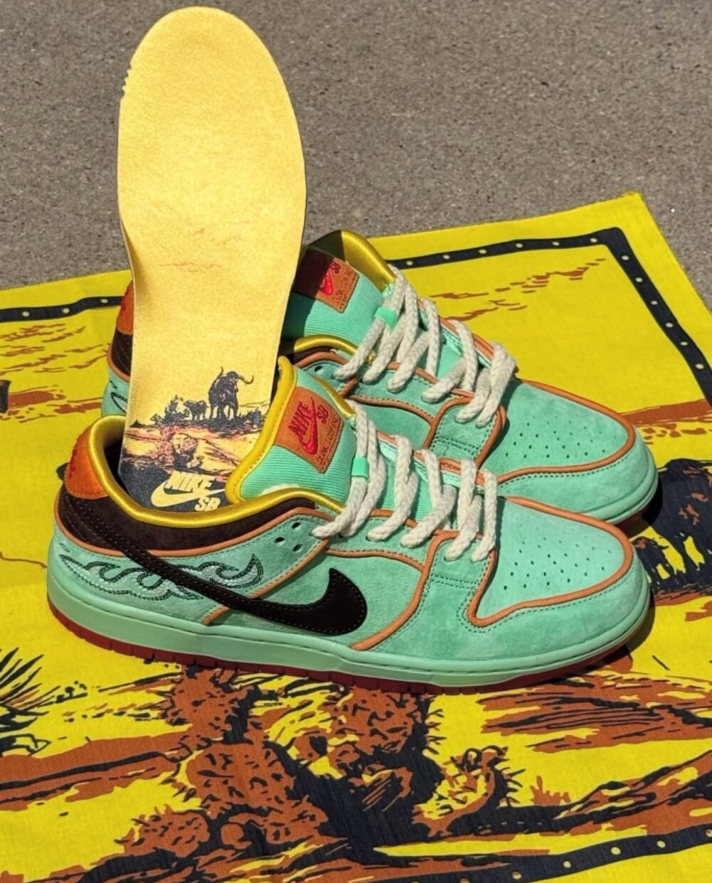 Nike Sb Dunk Low Rodeo Tourmaline - Image 5