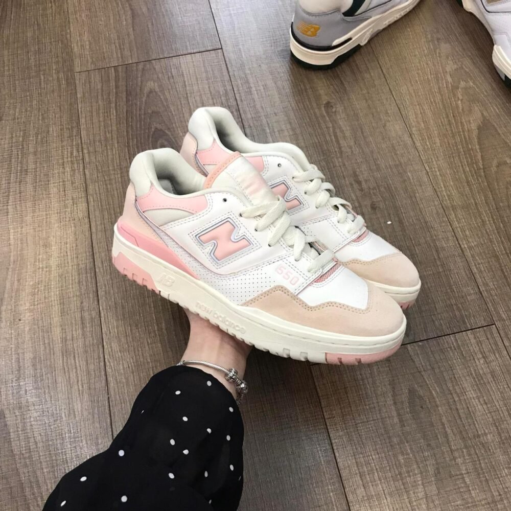 New Balance 550 WHITE PINK - Image 3