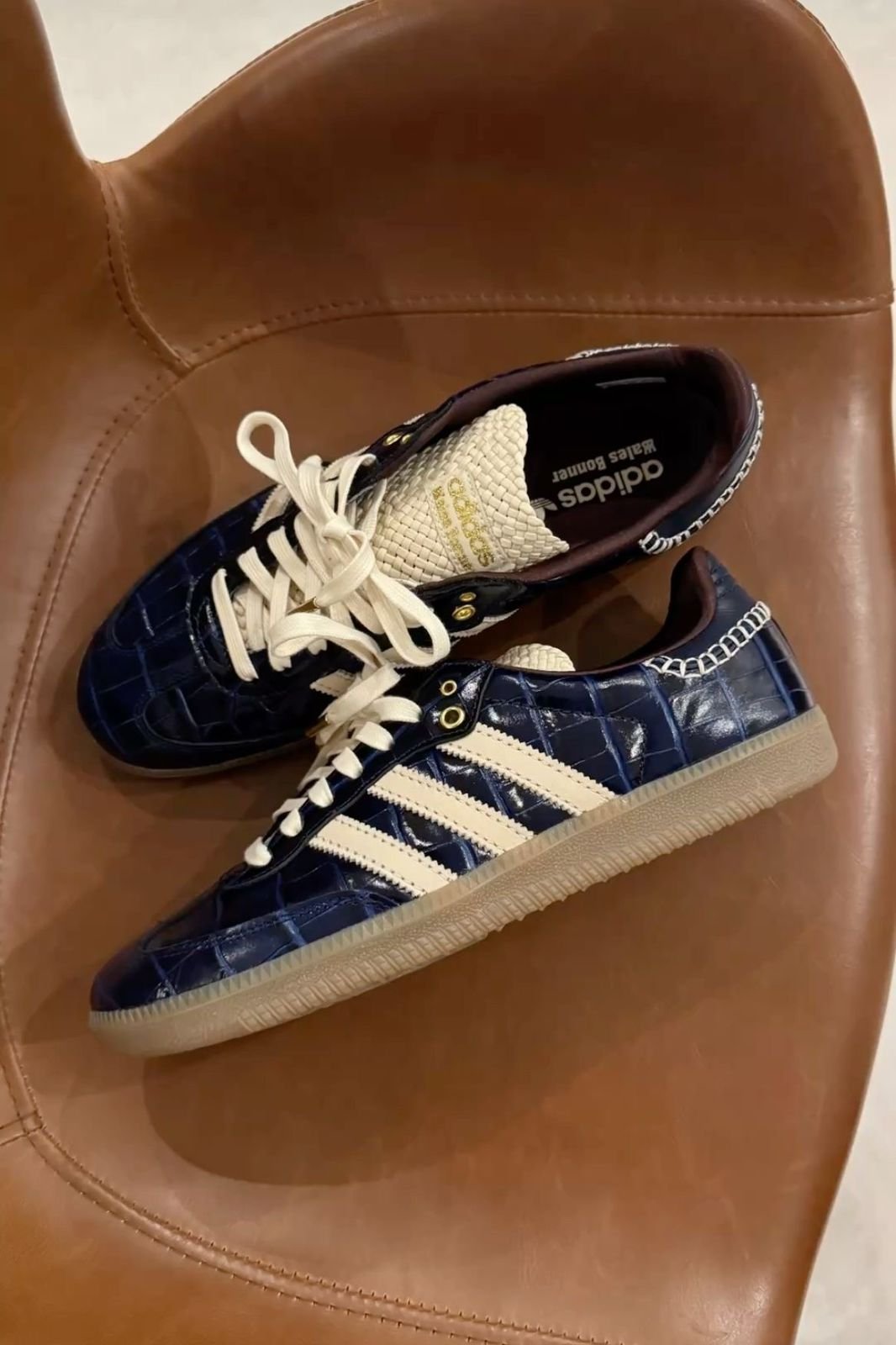 ADIDAS SAMBA X WALES BONNER NAVY CROC