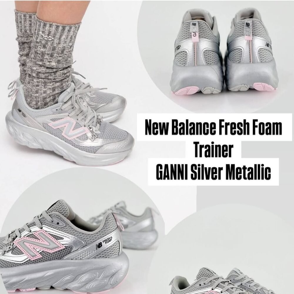 Ganni x New Balance Fresh Foam Grey Quill - Image 4