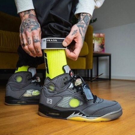 Nike Air Jordan 5 Muslin X Off White replica