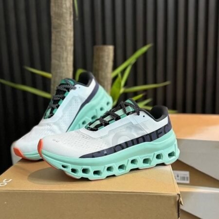 On CloudMonster Undyed White Creek Running Shoes
