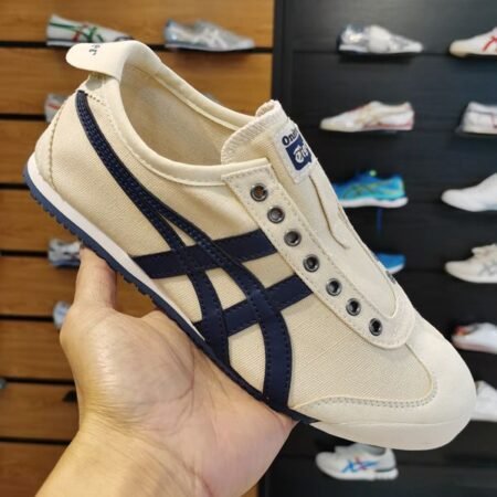 Onitsuka Tiger Mexico 66 BEIGE NAVY SLIPON