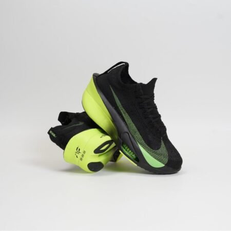 Nikee air Zoom Alphafly Black Electric Green