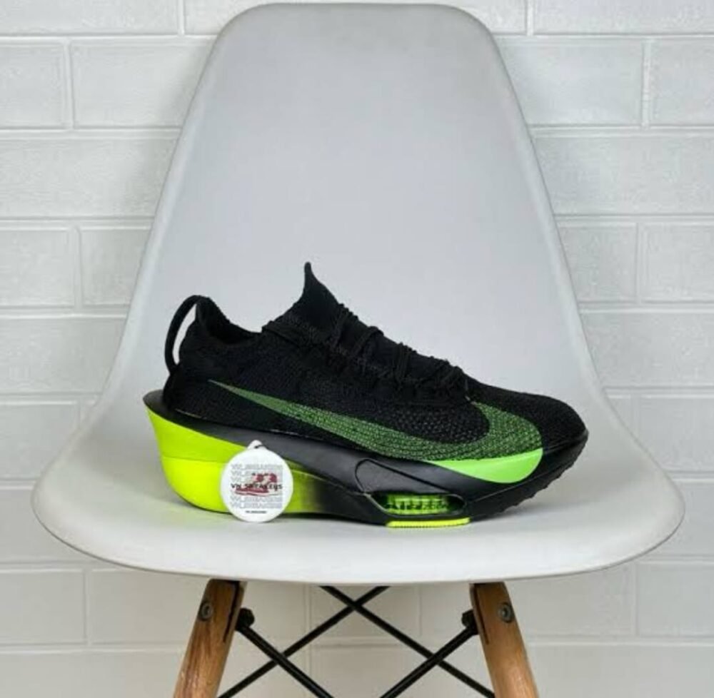 Nikee air Zoom Alphafly Black Electric Green - Image 3